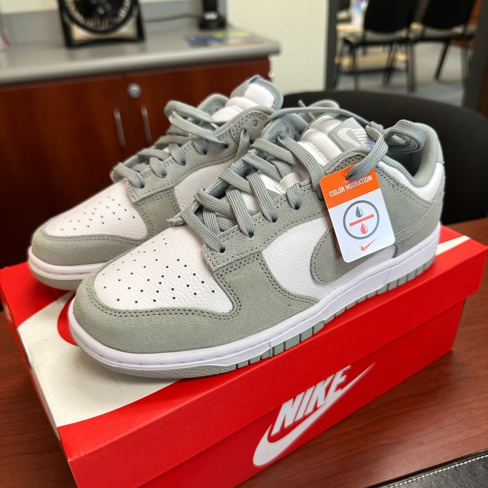 Nike Dunk Low Retro SE in White and Light Pumice